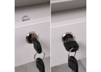 ΓΡΑΦΕΙΟ ΜΕΤΑΛΛΙΚΟ ΑΣΠΡΟ - MAPLE