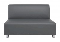 ΚΑΝΑΠΕΣ 2ΘΕΣΙΟΣ ΔΕΡΜΑΤΙΝΗ ΓΚΡΙ PU