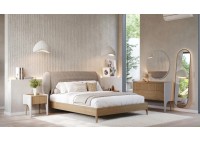 ΚΡΕΒΑΤΙ ΔΙΠΛΟ HONEY PALE OAK