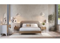 ΚΡΕΒΑΤΙ ΔΙΠΛΟ HONEY PALE OAK