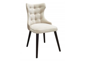 ΚΑΡΕΚΛΑ ΞΥΛΙΝΗ ΟΞΙΑ WENGE ΜΕ ΥΦΑΣΜΑ ΚΡΕΜ