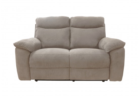 ΚΑΝΑΠΕΣ 2ΘΕΣΙΟΣ ΑΝΑΚΛΙΝΟΜΕΝΟΣ RELAX ΥΦΑΣΜΑ ΜΠΕΖ