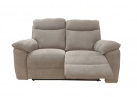 ΚΑΝΑΠΕΣ 2ΘΕΣΙΟΣ ΑΝΑΚΛΙΝΟΜΕΝΟΣ RELAX ΥΦΑΣΜΑ ΜΠΕΖ