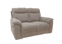 ΚΑΝΑΠΕΣ 2ΘΕΣΙΟΣ ΑΝΑΚΛΙΝΟΜΕΝΟΣ RELAX ΥΦΑΣΜΑ ΜΠΕΖ