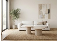 ΤΡΑΠΕΖΑΚΙ ΣΑΛΟΝΙΟΥ NATURAL STONE ΣΕΤ 2 ΤΕΜΑΧΙΑ