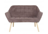 ΚΑΝΑΠΕΣ 2ΘΕΣΙΟΣ ΥΦΑΣΜΑ VELURE ΚΑΦΕ