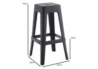 ΣΚΑΜΠΩ BAR PP ΜΑΥΡΟ