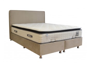 ΚΡΕΒΑΤΙ ΔΙΠΛΟ ΜΕ ΑΠΟΘΗΚΕΥΤΙΚΟ ΧΩΡΟ ΥΦΑΣΜΑ ΜΠΕΖ ΓΙΑ ΣΤΡΩΜΑ 140Χ200