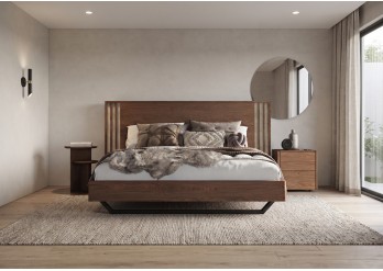 ΚΡΕΒΑΤΙ ΔΙΠΛΟ SWEET CHOCOLATE OAK ΓΙΑ ΣΤΡΩΜΑ 160Χ200