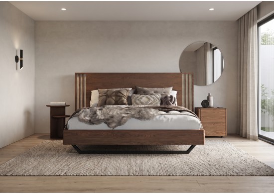 ΚΡΕΒΑΤΙ ΔΙΠΛΟ SWEET CHOCOLATE OAK ΓΙΑ ΣΤΡΩΜΑ 160Χ200