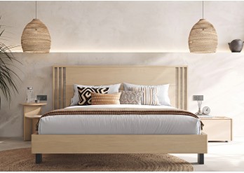 ΚΡΕΒΑΤΙ ΔΙΠΛΟ NATURAL OAK