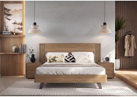 ΚΡΕΒΑΤΙ ΔΙΠΛΟ HONEY PALE OAK