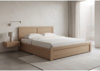 ΚΡΕΒΑΤΙ ΔΙΠΛΟ SONOMA OAK ΓΙΑ ΣΤΡΩΜΑ 150Χ200