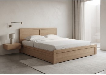 ΚΡΕΒΑΤΙ ΔΙΠΛΟ SONOMA OAK ΓΙΑ ΣΤΡΩΜΑ 150Χ200