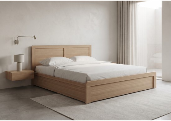 ΚΡΕΒΑΤΙ ΔΙΠΛΟ SONOMA OAK ΓΙΑ ΣΤΡΩΜΑ 150Χ200