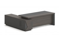 ΓΡΑΦΕΙΟ ΔΕΞΙΑ ΓΩΝΙΑ ΑΠΟΧΡΩΣΗ GREY WALNUT
