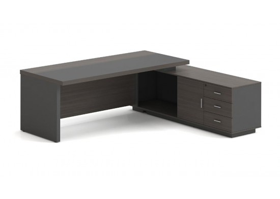 ΓΡΑΦΕΙΟ ΔΕΞΙΑ ΓΩΝΙΑ ΑΠΟΧΡΩΣΗ GREY WALNUT