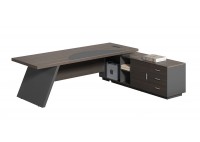 ΓΡΑΦΕΙΟ ΔΕΞΙΑ ΓΩΝΙΑ ΑΠΟΧΡΩΣΗ GREY WALNUT