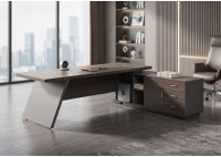 ΓΡΑΦΕΙΟ ΔΕΞΙΑ ΓΩΝΙΑ ΑΠΟΧΡΩΣΗ GREY WALNUT